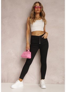 Czarne Spodnie Skinny Winvienne ze sklepu Renee odzież w kategorii Spodnie damskie - zdjęcie 161312558