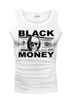 Koszulka bezrękawnik am103340a - biała ze sklepu Risardi w kategorii T-shirty męskie - zdjęcie 161315925