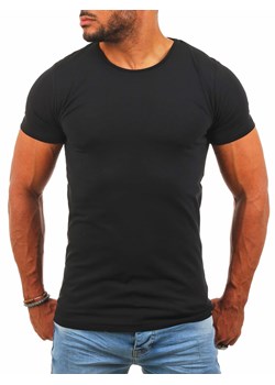 Wyprzedaż Męska koszulka 0001 Geffer - czarna ze sklepu Risardi w kategorii T-shirty męskie - zdjęcie 161315985