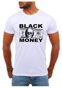 Koszulka męska 3340 biała ze sklepu Risardi w kategorii T-shirty męskie - zdjęcie 161316015