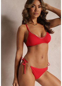 Czerwone Bikini 2-częściowe z Biustonoszem i Majtkami Utessa ze sklepu Renee odzież w kategorii Stroje kąpielowe - zdjęcie 161317118