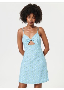 Sinsay - Sukienka mini na ramiączkach - niebieski ze sklepu Sinsay w kategorii Sukienki - zdjęcie 161318917