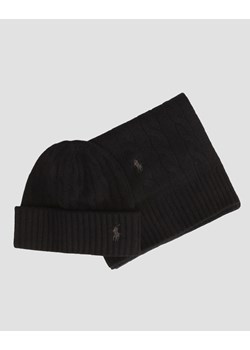 Komplet czapka i szal z kaszmiru POLO RALPH LAUREN ze sklepu S'portofino w kategorii Czapki męskie - zdjęcie 161321406