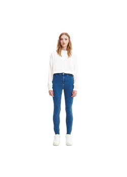 Cropp - Niebieskie jeansy skinny - niebieski ze sklepu Cropp w kategorii Jeansy damskie - zdjęcie 161321539