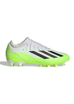 Buty piłkarskie adidas X Crazyfast.3 Mg Jr IE1567 wielokolorowe białe ze sklepu ButyModne.pl w kategorii Buty sportowe dziecięce - zdjęcie 161323486