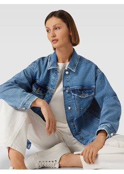 Kurtka jeansowa z kieszeniami na piersi ze sklepu Peek&Cloppenburg  w kategorii Kurtki damskie - zdjęcie 161324487
