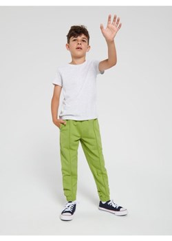 Sinsay - Spodnie dresowe jogger - zielony ze sklepu Sinsay w kategorii Spodnie chłopięce - zdjęcie 161330938