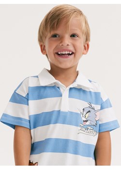 Reserved - T-shirt Tom i Jerry - złamana biel ze sklepu Reserved w kategorii Koszulki niemowlęce - zdjęcie 161332368