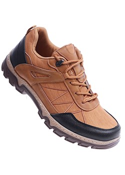 Camelowe sportowe buty męskie trekkingowe /A1-1 14676 T538/ ze sklepu Pantofelek24.pl w kategorii Buty trekkingowe męskie - zdjęcie 161337708