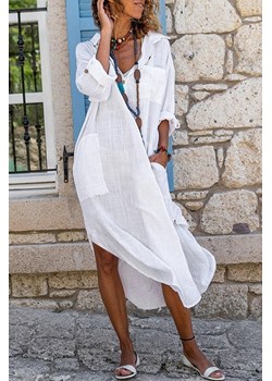 Sukienka PELIGLARA WHITE ze sklepu Ivet Shop w kategorii Sukienki - zdjęcie 161339839