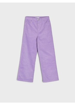 Sinsay - Spodnie sztruksowe - fioletowy ze sklepu Sinsay w kategorii Spodnie dziewczęce - zdjęcie 161340636