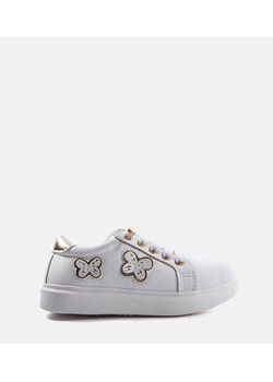 Białe sneakersy zdobione motylkami Senapus ze sklepu gemre w kategorii Trampki dziecięce - zdjęcie 161340708
