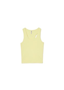 Cropp - Żółty top - zielony ze sklepu Cropp w kategorii Bluzki damskie - zdjęcie 161342849