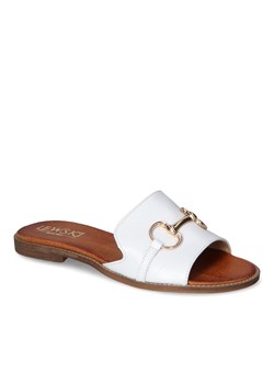 Klapki Lewski 3271 Białe Mat ze sklepu Arturo-obuwie w kategorii Klapki damskie - zdjęcie 161357106