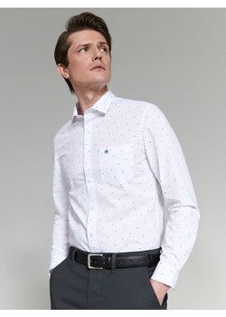Sinsay - Koszula regular - biały ze sklepu Sinsay w kategorii Koszule męskie - zdjęcie 161364259