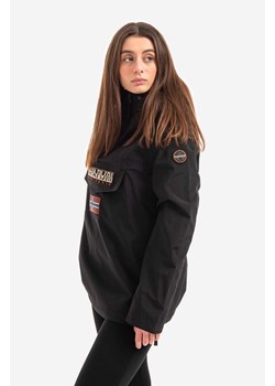 Napapijri kurtka przeciwdeszczowa damska kolor czarny przejściowa NA4G7G.041-041 ze sklepu PRM w kategorii Kurtki damskie - zdjęcie 161391136