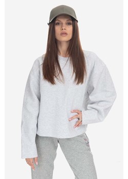 adidas bluza Essentials Short Sweater damska kolor szary melanżowa IC5256-SZARY ze sklepu PRM w kategorii Bluzy damskie - zdjęcie 161391986