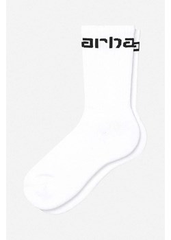 Carhartt WIP skarpetki Carhartt Socks kolor biały I029422.WHITE.BLAC ze sklepu PRM w kategorii Skarpetki męskie - zdjęcie 161392817