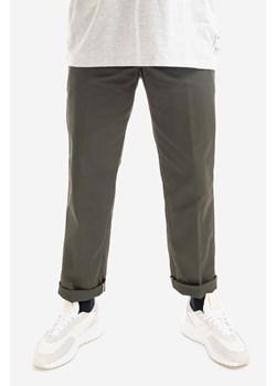 Dickies spodnie 874 Work Pant męskie kolor zielony proste DK0A4XK6OGX DK0A4XK6OGX-ZIELONY ze sklepu PRM w kategorii Spodnie męskie - zdjęcie 161393317