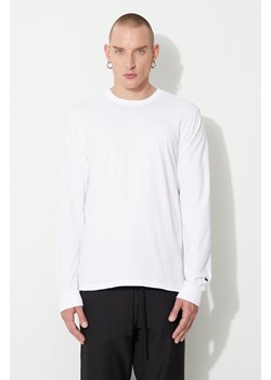 Carhartt WIP longsleeve bawełniany kolor biały gładki I026265-GREYHEATHE ze sklepu PRM w kategorii T-shirty męskie - zdjęcie 161393656