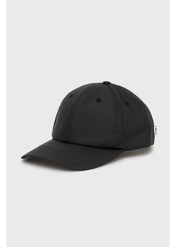 Rains czapka z daszkiem 13600 Cap kolor czarny gładka 13600.01-01.Black ze sklepu PRM w kategorii Czapki z daszkiem męskie - zdjęcie 161395886