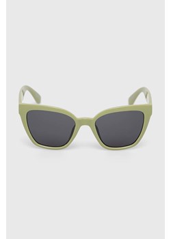Vans okulary przeciwsłoneczne dziecięce damskie kolor zielony VN0A47RHW0I1-Fern ze sklepu PRM w kategorii Okulary przeciwsłoneczne dziecięce - zdjęcie 161396055