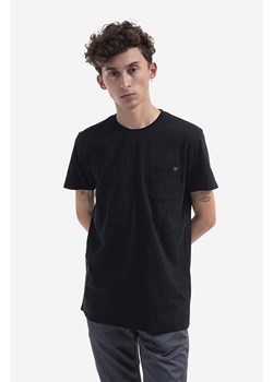 Edwin t-shirt bawełniany kolor czarny gładki I024991.8967-Black ze sklepu PRM w kategorii T-shirty męskie - zdjęcie 161396248