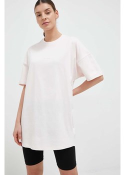 New Balance t-shirt bawełniany kolor różowy WT23556WAN-WAN ze sklepu PRM w kategorii Bluzki damskie - zdjęcie 161396779
