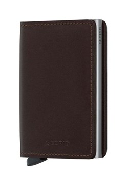 Secrid portfel skórzany kolor brązowy SO.DarkBrown-DarkBrown ze sklepu PRM w kategorii Portfele damskie - zdjęcie 161397035