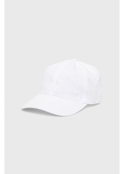 Helly Hansen czapka kolor biały 38791-597 38791 ze sklepu PRM w kategorii Czapki z daszkiem damskie - zdjęcie 161397517