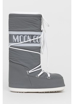 Moon Boot Śniegowce kolor srebrny 14027200.MOON.BOOT.CLAS-SILVER ze sklepu PRM w kategorii Śniegowce damskie - zdjęcie 161397525