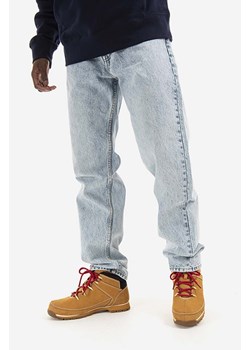 Wood Wood jeansy bawełniane Sol Rigid Denim Slim Fit 12215802.7051-HEAVYWA ze sklepu PRM w kategorii Jeansy męskie - zdjęcie 161397898