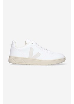 Veja sneakersy skórzane V-10 kolor biały VX0702892 ze sklepu PRM w kategorii Buty sportowe męskie - zdjęcie 161398155