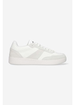 A.P.C. sneakersy skórzane Plain kolor biały PUAAW.M56112-WHITE ze sklepu PRM w kategorii Buty sportowe męskie - zdjęcie 161398377