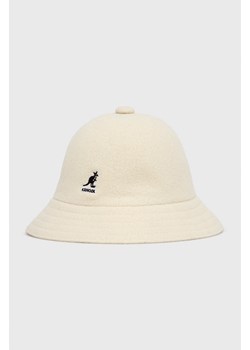 Kangol kapelusz wełniany kolor beżowy K3451.WH103-WH103 ze sklepu PRM w kategorii Kapelusze damskie - zdjęcie 161398718
