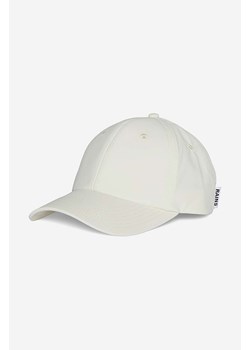 Rains czapka z daszkiem Cap  13600 kolor beżowy gładka 13600.FOSSIL ze sklepu PRM w kategorii Czapki z daszkiem męskie - zdjęcie 161398737