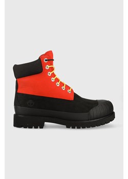 Timberland buty skórzane WaterProof Boot A2KEC męskie kolor pomarańczowy ze sklepu PRM w kategorii Buty zimowe męskie - zdjęcie 161399928