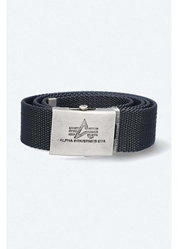 Alpha Industries pasek Heavy Duty Belt kolor szary 100906.04-SZARY ze sklepu PRM w kategorii Paski damskie - zdjęcie 161400008