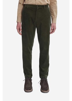 A.P.C. spodnie Pantalon Constantin męskie kolor zielony proste COESP.H08396-MILITARYKH ze sklepu PRM w kategorii Spodnie męskie - zdjęcie 161400227