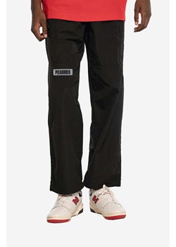 PLEASURES spodnie Tidy Hiking Pant męskie kolor czarny w fasonie cargo P22W041-BLACK ze sklepu PRM w kategorii Spodnie męskie - zdjęcie 161400229