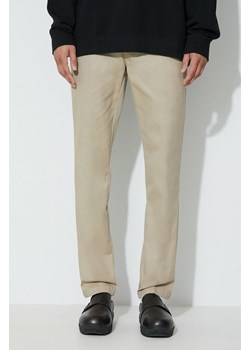 Dickies spodnie męskie kolor beżowy dopasowane ze sklepu PRM w kategorii Spodnie męskie - zdjęcie 161400236