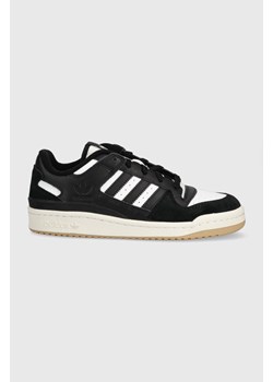 adidas Originals sneakersy skórzane Forum Low kolor czarny ID6862 ze sklepu PRM w kategorii Buty sportowe męskie - zdjęcie 161400656