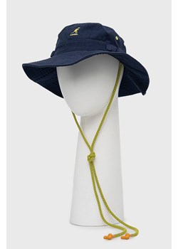 Kangol kapelusz bawełniany kolor granatowy bawełniany K5302.NV411-NV411 ze sklepu PRM w kategorii Kapelusze damskie - zdjęcie 161400776