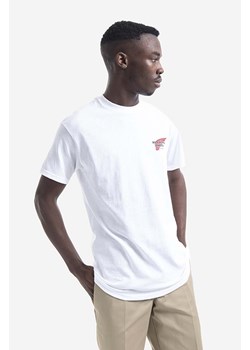 Red Wing t-shirt męski kolor biały wzorzysty 95080-White ze sklepu PRM w kategorii T-shirty męskie - zdjęcie 161401175