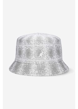 Kangol kapelusz Grounge Plaid Bin kolor szary K3548.GREY-GREY/WHT ze sklepu PRM w kategorii Kapelusze męskie - zdjęcie 161401336