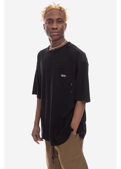 Manastash t-shirt bawełniany kolor czarny z aplikacją 7923134043-10 ze sklepu PRM w kategorii T-shirty męskie - zdjęcie 161401489