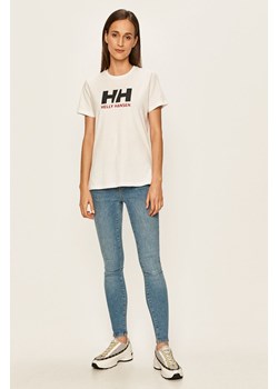 Helly Hansen T-shirt bawełniany kolor biały 34112-001 ze sklepu PRM w kategorii Bluzki damskie - zdjęcie 161401637