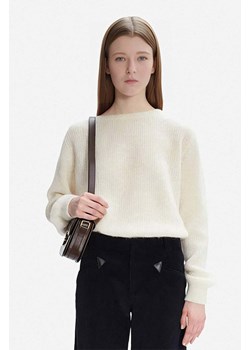 A.P.C. sweter wełniany Christy damski kolor biały WOAOH.F23147-OFF ze sklepu PRM w kategorii Swetry damskie - zdjęcie 161401806