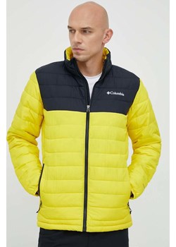 Columbia kurtka sportowa Powder Lite Jkt kolor żółty 1698001 ze sklepu PRM w kategorii Kurtki męskie - zdjęcie 161401925