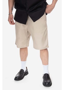 Carhartt WIP szorty bawełniane kolor beżowy I025931-WALL ze sklepu PRM w kategorii Spodenki męskie - zdjęcie 161402357